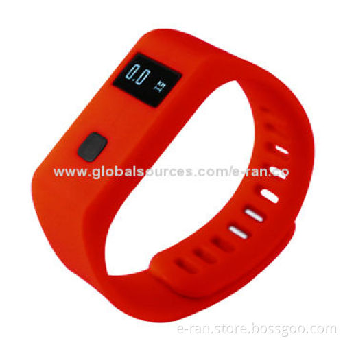 ER-W10 Waterproof Fitness Watch/Colorful Wristband, OLED Screen with Touch Button
